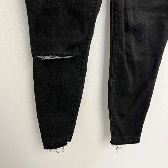 Spanx Women’s Distressed Ankle Skinny Jeans in Vintage Black Sz Medium 20213R - Picture 6 of 12
